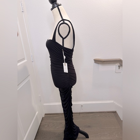 NWT Good American Black Bodycon Dress | Size 2 - Picture 5 of 7
